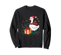 Festive Goose Santa Hat Christmas Spirit Felpa
