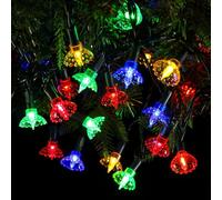 Festive Lights - 1,9 m Pickwick Shade LED Natale alimentato a batteria stringa luci - 20 lampadine multicolore, timer 6 ore, display multifunzione, uso interno ed esterno, grado di protezione IP44