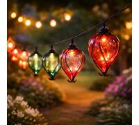 Festive Lights 2.7m illuminazione decorativa multicolore alimentata solare della stringa delle luci 10 LED dell'interno all'aperto IP44 della stringa