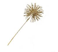 Festive - Rami artificiali glitterati, lunghi 45 cm, per decorazioni natalizie e composizioni floreali, con vivaci scintille (oro)