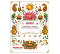 Festive Rangoli: Colouring Book: Beautiful Designs for Every Festival
