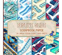 Festive Slide Scrapbook Paper: Introducing Colorful Decorative Sheets for DIY Projects, Gift Wrapping, Mixed Media Art, and Paper Crafts