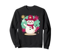 Festive Snowman Allegro Holiday Star Felpa