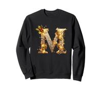 Festive Sparkle Lettera M Christmas Magic Felpa