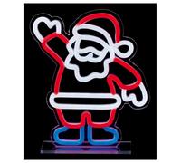 Festive Tavolo Top Neon Insegna 25CM Babbo Illuminato Natale Decorazione