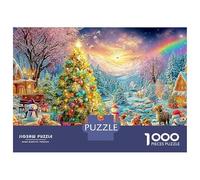 Festive Toys Around A Christmas Tree Puzzle Da 1000 Pezzi Qualità Premium, Ottimo Gioco Per Adulti E Bambini Festive Toys Around A Christmas Tree