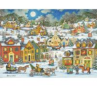 Festive Village Holiday Cards