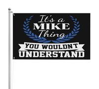 Festivo Bandiera doppia faccia It'S A Mike Thing You Wouldn'T Understand Flag Divertente Bandiera in poliestere 3x5 Ft per Decorazioni perpatio,Feste e celebrazioni