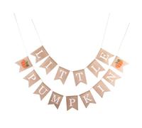 Festivo Zucca Piccola in Lino per Thanksgiving | Stendardo Appeso Rustico, Cartello Zucca Simulata, per Pareti e Ingressi, Colori Vividi e Odore