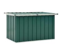 Festnight Baule da Esterno Box Giardino Baule da Giardino per Esterno Cassapanca Contenitore da Esterno Baule da Giardino Verde 109x67x65 cm