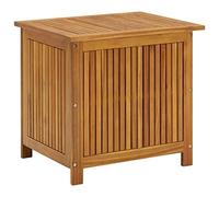 Festnight Baule da Esterno Box Giardino Baule da Giardino per Esterno Cassapanca Contenitore da Esterno Contenitore Giardino 60x50x58 cm in Legno Massello di Acacia