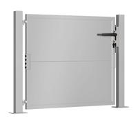 Festnight Cancelletto Giardino, Cancelletto Pedonale, Cancello Ferro Battuto, Cancelletto Esterno, Cancello da Giardino 105x80 cm in Acciaio Corten