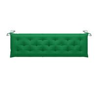 Festnight Cuscino per Panca da Giardino Verde 180x50x7 cm in Tessuto divani Imbottiti per Interni ed Esterni per Salotto terrazza Giardino Ampia Scelta di Colori e Dimensioni