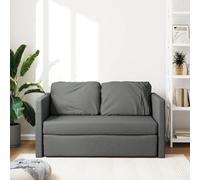 Festnight Divano Letto 2 Posti, Divano Letto da Terra 2 in, Divani da Soggiorno in Tessuto Grigio Scuro 112x174x55 cm
