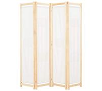 Festnight Divisorio Pieghevole 4/5/6 Pannelli in Tessuto,Divisorio per Ambienti,Divisorio,Paravento Legno,Separè per Interni,Paravento separé,Divisorio Interno,Separe divisorio Interno Moderno