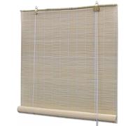 Festnight Tenda Bamboo, Tende a Rullo, Tapparella Avvolgibile bambù Naturale 140 x 160 cm