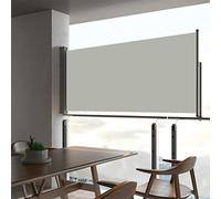 Festnight Tenda Laterale Retrattile per Patio, Paravento da Esterno, Tenda da Sole per Esterno, Tenda Balcone, Paravento Balcone, 60x300 cm Crema