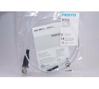 FESTO Sensore di Prossimità Smt-8m-a-ps-24v-e-0.6-m12 574333 Conf. Orig. , Nuovo