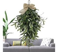 Festoncino Per Porta A Goccia - Ghirlanda Di Olivi Artificiali, Ornamento Festivo Con , Ghirlanda Sospesa Con Foglie Verdi, Disposizione Decorativa Di Piante Finte | Decorazione Per Ingresso Fes