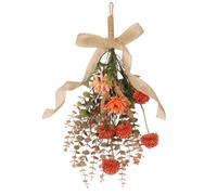 Festone autunnale a goccia, festone autunnale artificiale 15, 8, ghirlanda da appendere alla porta con fiocco per caminetto domestico, decorazioni per il festival del raccolto del Ringraziamento, deco