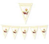 Festone BANDIERINE 1° Comunione 6mt. in PLASTICA Festa Party Striscione ADDOBBI