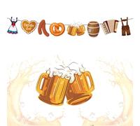 festone buon compleanno a tema birra, buon compleanno decorazioni per feste all'aperto, adatto come decorazione per feste, riunioni, festività e altre occasioni.