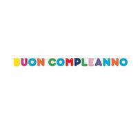 Festone Buon Compleanno Feste Addobbi Striscione Party Birthday Scritta Auguri