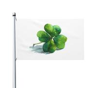 Festone con scritta "Happy St. Patrick'S Day With A Shamrock Yard House", striscione di auguri con occhielli, per interni ed esterni, feste e decorazioni per la casa