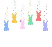 Festone da appendere con uova di Pasqua e lettere per casa, scuola ed eventi, decorazione per vetrine, accessori per vetrine