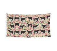 Festone da parete per feste con mucche e bestiame, decorazione per feste, 180 x 90 cm, per tutti i santi, Halloween