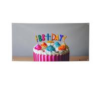 Festone decorativo con scritta "Happy Birthday", per Halloween, Natale, giardini e bar