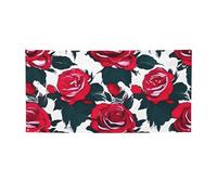 Festone decorativo con stampa floreale con rose e fiori, per Halloween, Natale, giardini e bar