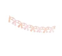 Festone di carta riciclabile a tema balletto con fiocco per matrimoni e compleanni decorazioni per feste di carta ghirlanda