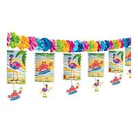 Festone di lanterne fenicottero - 3.6 metri