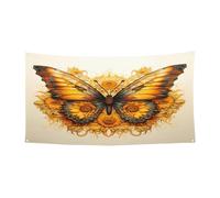 Festone festivo con stampa di girasole e farfalle, per compleanni, anniversari, feste di nozze e azioni stagionali