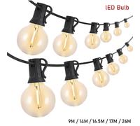 Festone LED Globo String Light Fata LED G40 Outdoor per la festa di Natale Giardino Ghirlanda decorativa Lampada Street Patio Cortile
