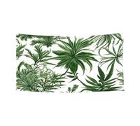 Festone natalizio con stampa di erbe e piante erbacee in fiore, decorazione per interni ed esterni, decorazione per la casa per feste, portico bar, sfondo da appendere