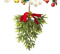 Festone Natalizio | Ghirlanda A Goccia Decorativa - Addobbo Di Pino Artificiale - Per La Famiglia Nel Periodo Delle Feste Natalizie Per Interno Ed Esterno Per Casa Porta E Parete