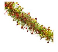 Festone Natalizio Ghirlanda Natalizia Scintillante Da 4 Pezzi, Flessibile E Regolabile, For Camino Ghirlanda Albero Di Natale(Multi-colored)