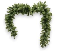 Festone Natalizio Lusso da 270 cm, in PVC, Molto Folto e Realistico Larghezza 40 cm | Boa Natalizio Verde, Decorazione di Natale per Porta, Scala, Camino, Tavolo, Base per Ghirlanda