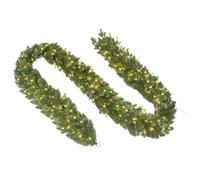 Festone natalizio MADISON con 200 led integrati boa ghirlanda in PE effetto Real Touch da 270 cm