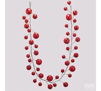 Festone Pallemix EDG 47 Palline Rosse L 280 cm