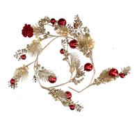 Festone plastica sfere rosso cm 125