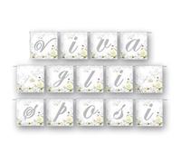 FESTONE QUADRO W GLI SPOSI 3.45 MT STAMPATO SU 2 LATI