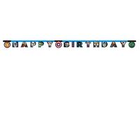 Procos- Festone snodabile Happy Birthday Avengers Mighty, Multicolore, 5PR87972