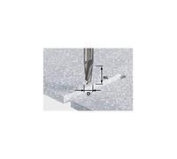 Festool 492655 - Fresa elicoidale HW per slot, codolo 12 mm HW Spi D12/42 RD SS S12