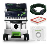 Festool Aspiratore Ctl 26 E AC 574945 Con Pulizia Auto + Accessori Cleantec
