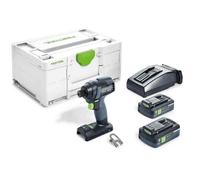 FESTOOL Avvitatore A Percussione TID 18 Basic/Plus Nel SYS³ M187 576481, 576482