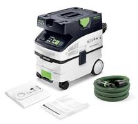 Festool Cleantec CTL MIDI I AC - Aspirapolvere compatto a umido e secco, classe di polvere L, con AUTOCLEAN, Bluetooth®, potenza di aspirazione a 5 livelli, presa automatica, compatibile con Systainer