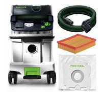 Festool Estrattore Mobile Ctl 36 E 574965 + Tubo Ventosa E Filtro Cleantec